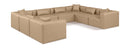 Cube - 8 Piece Modular Sectional - Tan