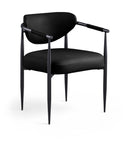 Virella - faux Leather Upholstered Dining Chair (Set of 2) - Black Base