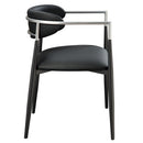 Jaramillo - Arm Chair (Set of 2) - Black Leatherette