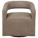 Westhill - Boucle Upholstered Swivel Accent Chair