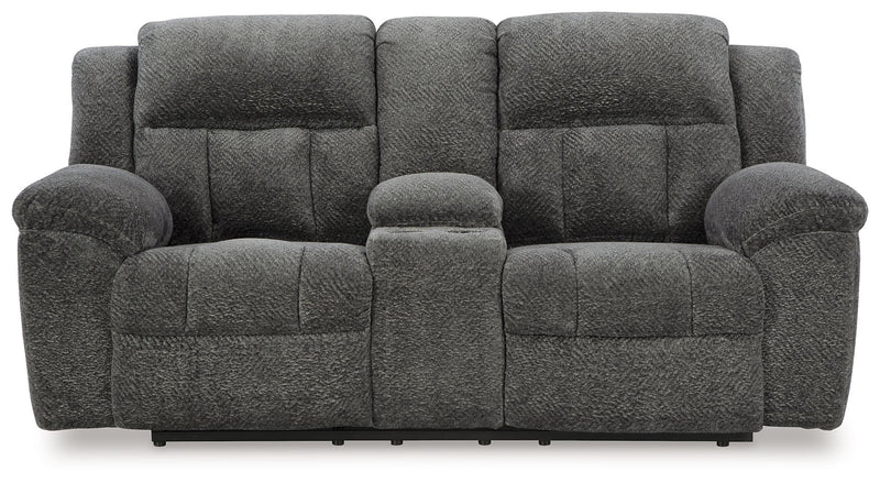 Frohn - Dbl Reclining Loveseat With Console