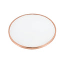 Alivia - Coffee Table - Frosted Glass & Rose Gold