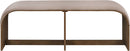 Sable - 52" Velvet Performance Fabric Upholstered Bench