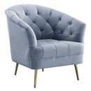 Bayram - Chair - Light Gray Velvet