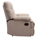 Arcadia - Motion Recliner - Beige Woven Fabric
