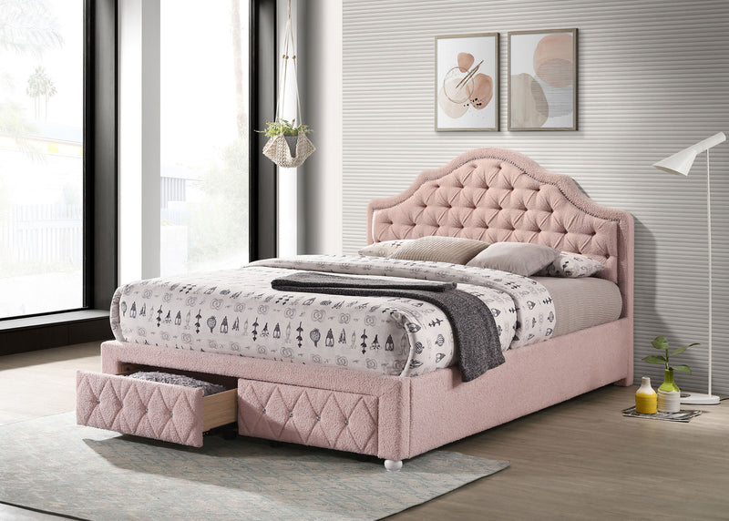 Ashleigh - Upholstered Storage Platform Bed