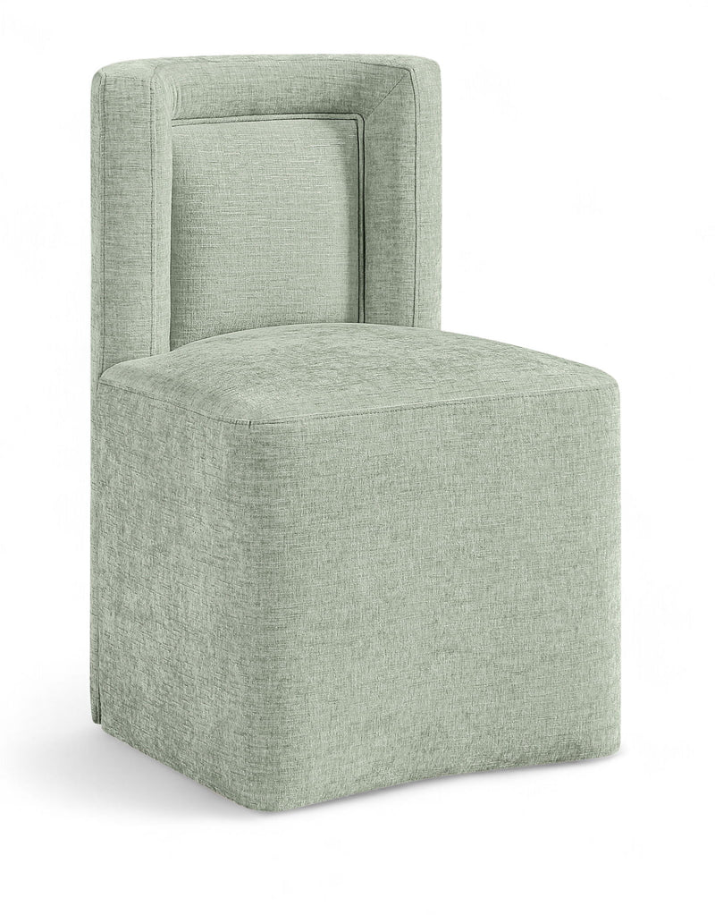 Duvina - Chenille Performance Fabric Dining Chair (Set of 2)