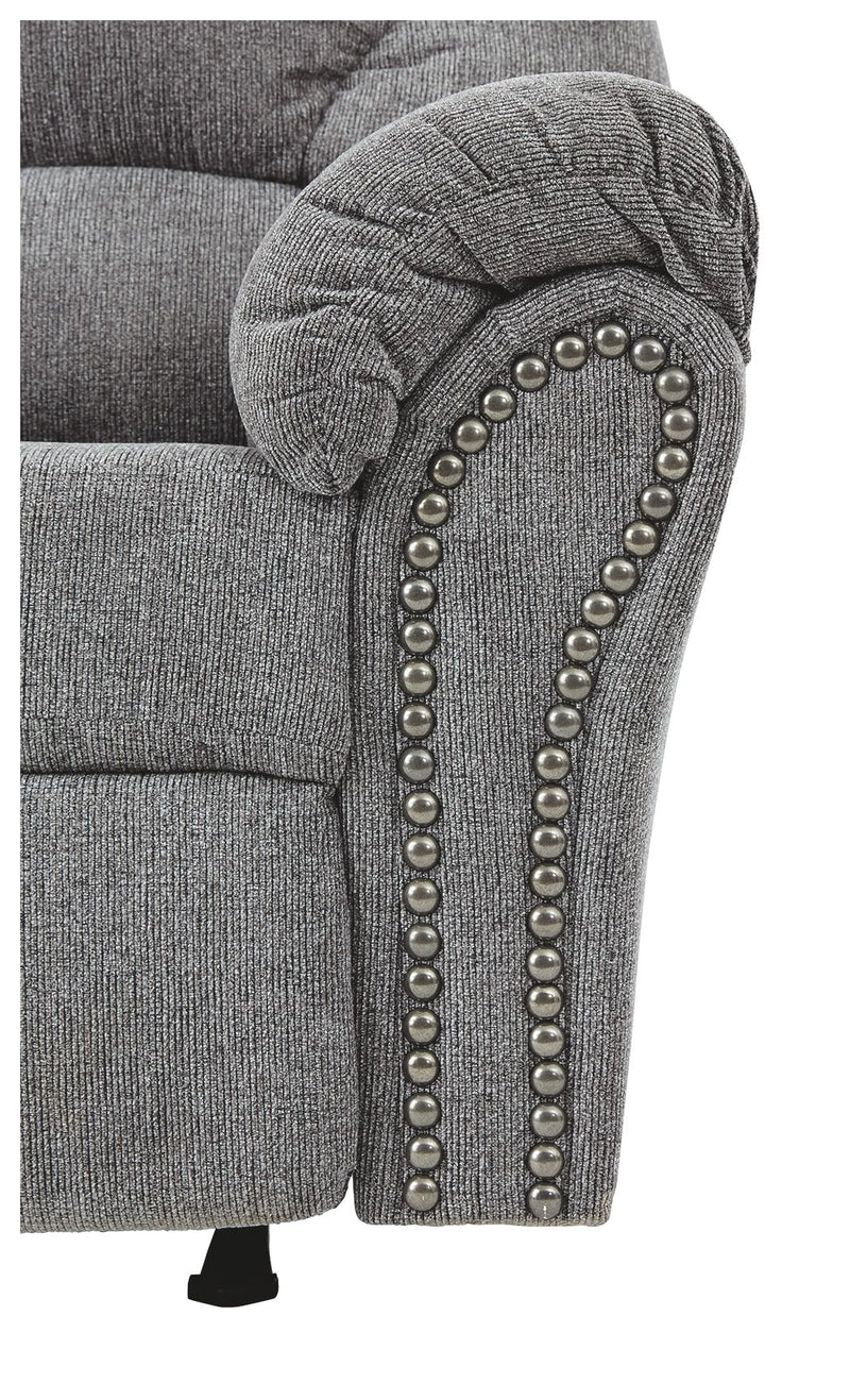 Allmaxx - Pewter - Rocker Recliner