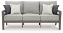 Hillside Barn - Sofa With Cushion - Gray / Brown