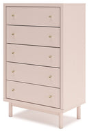 Wistenpine - Five Drawer Chest - Blush