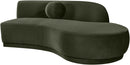 Avra - 86" Velvet Performance Fabric Upholstered Sofa