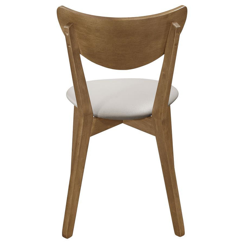 Kersey - Curved Wood Dining Side Chair (Set of 2) - Chestnut