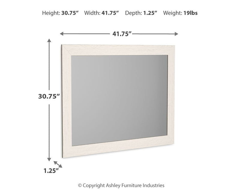 Stelsie - White - Bedroom Mirror