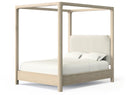 Solano - 85" Queen Canopy Bed - Weathered Mango