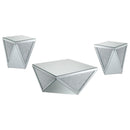 Amore - Mirrored Coffee Table Set