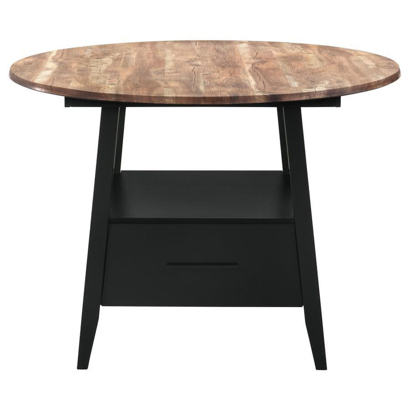 Gibson - Round Counter Height Dining Table - Yukon Oak