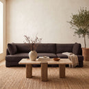 Hammond - Velvet Performance Fabric Upholstered 3 Piece Sofa