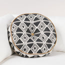 Nubia - 22" x 22" Pillow - Black / White