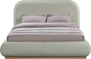 Vaughn - Chenille Bed With Natural Base