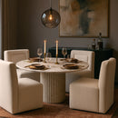 Duvina - Chenille Performance Fabric Dining Chair (Set of 2)