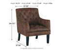 Drakelle - Accent Chair - Mahogany