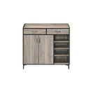 Pavati - 48" Shoe Cabinet - Rustic Gray Oak
