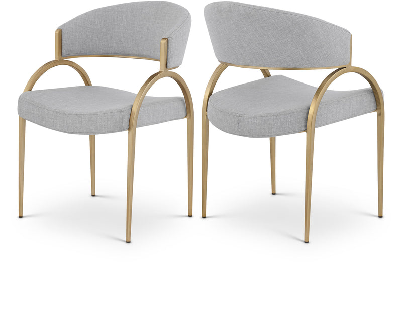 Privet - Dining Chair Set - Gold Base