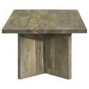 Andando - Rectangular Solid Wood Coffee Table - Mango Brown