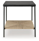 Minrich - Accent Table - Black / Natural