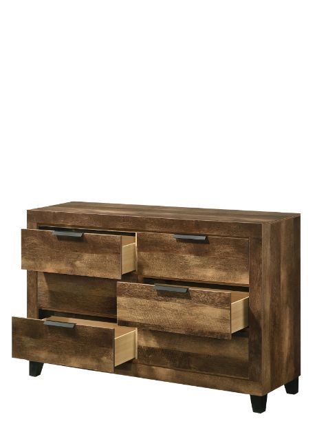 Morales - Dresser - Rustic Oak Finish