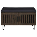Brixton - 2-Door Padded Entryway Shoe Storage Bench