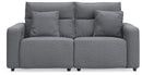 Modmax II - Reclining Sectional - Salt And Pepper
