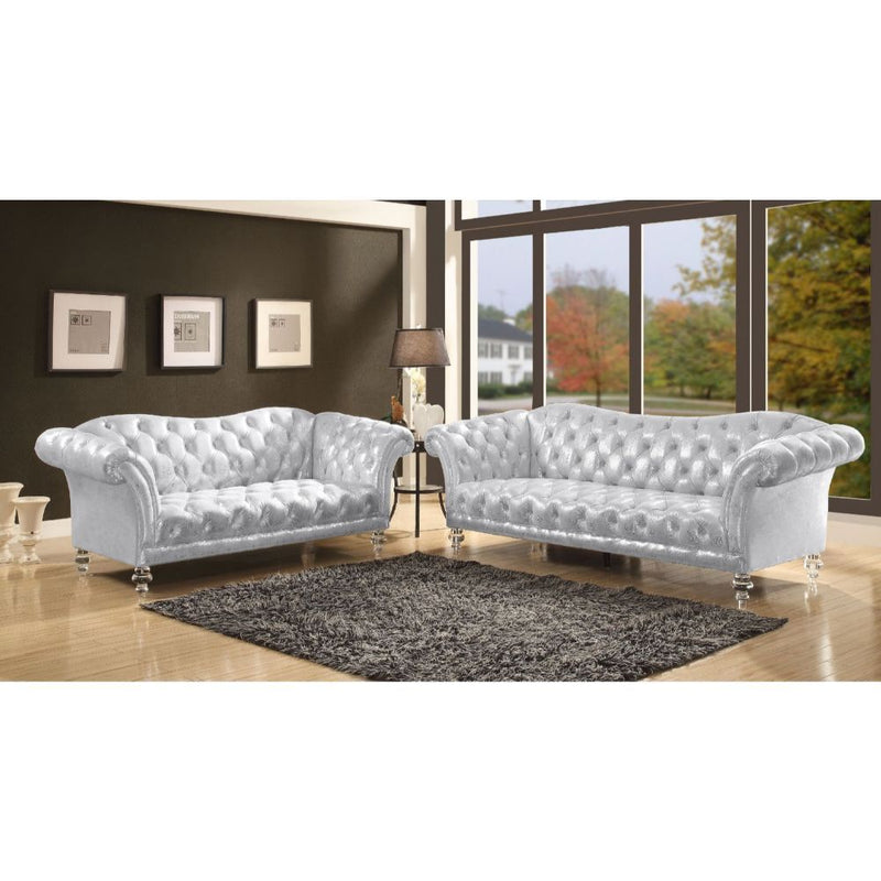 Dixie - Sofa - Metallic Silver