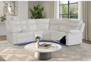 U6026 - Left Arm Facing Sectional - White