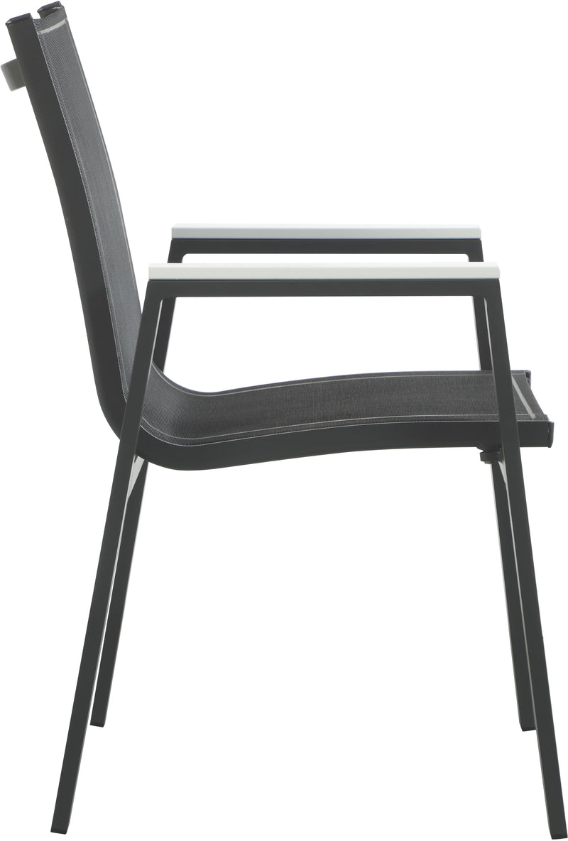 Nizuc - Outdoor Patio Dining Arm Chair (Set of 2) - Black
