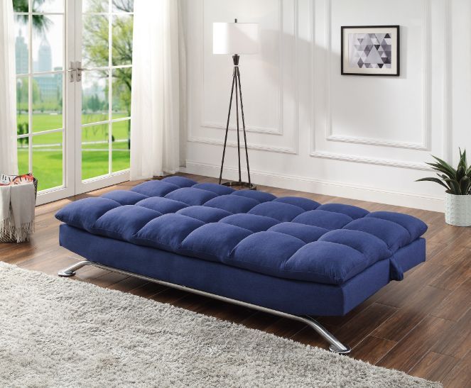 Petokea - Futon - Blue Fabric