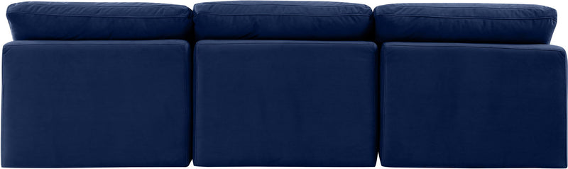 Indulge - Velvet 3 Seat Modular Armless Sofa