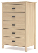Cabinella - Five Drawer Chest - Tan