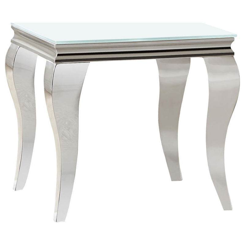 Carone - Glass Top Coffee Table Set
