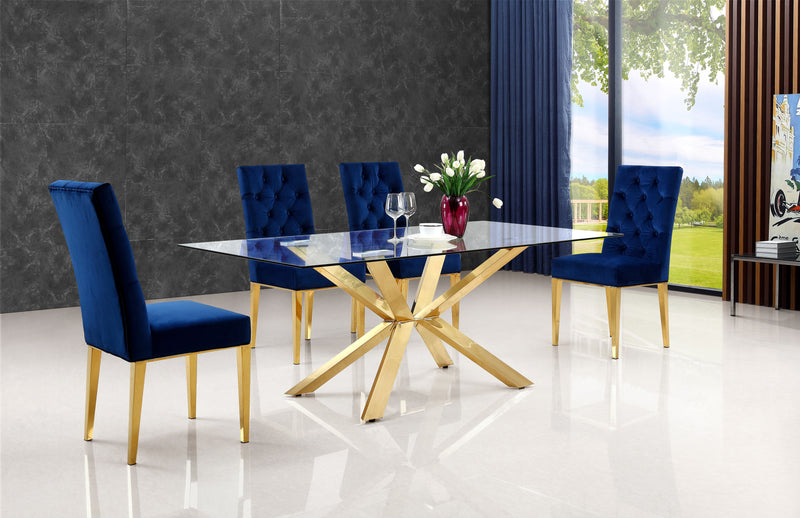 Capri - Dining Table - Gold