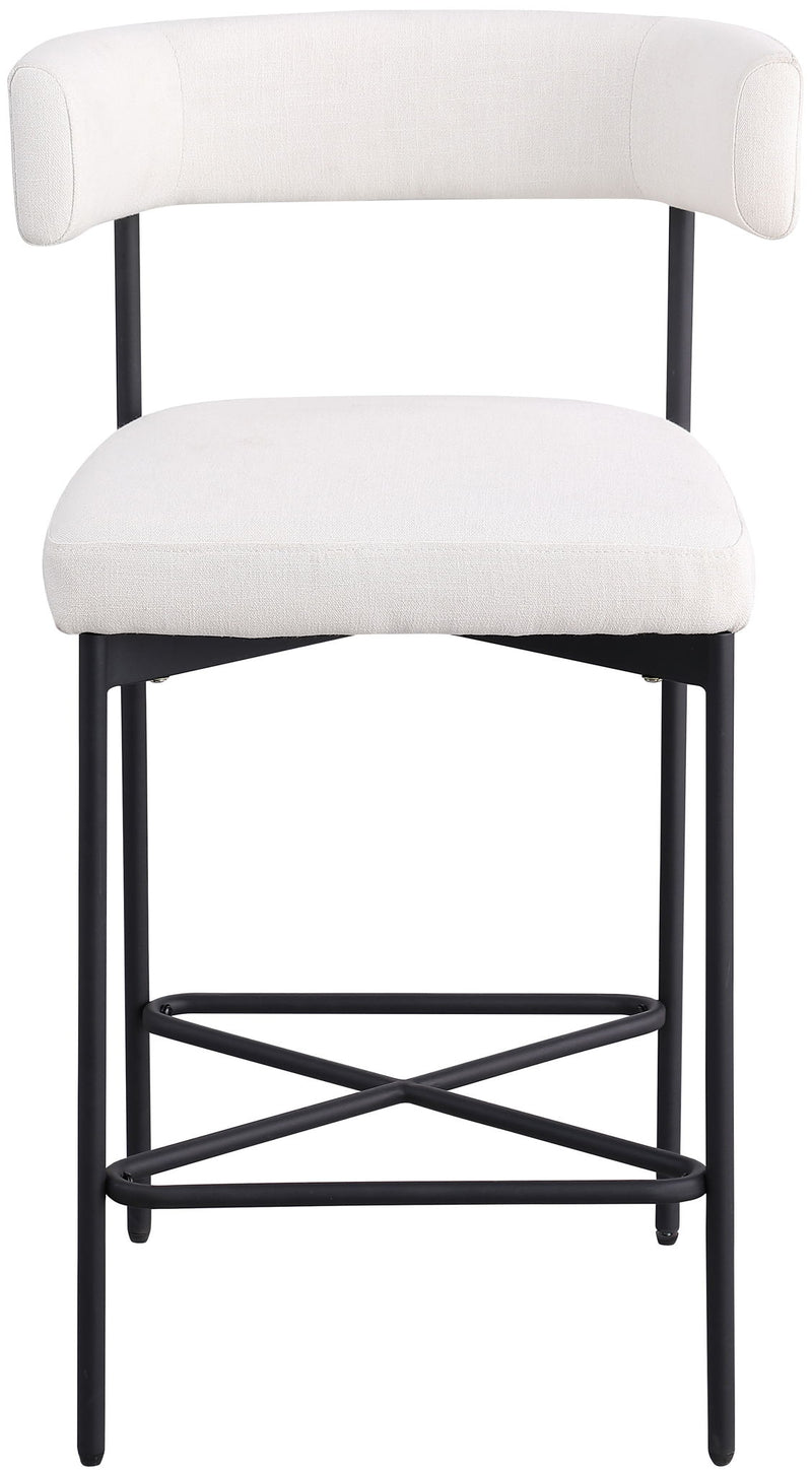 Rivage - Durable Stool With Black Frame (Set of 2)