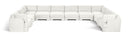 Hammond - Velvet Performance Fabric Upholstered 10 Piece Sectional