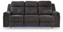 Brysonview - Reclining Sofa - Charcoal