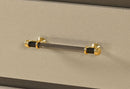 Genesis - Nightstand With LED - Gold