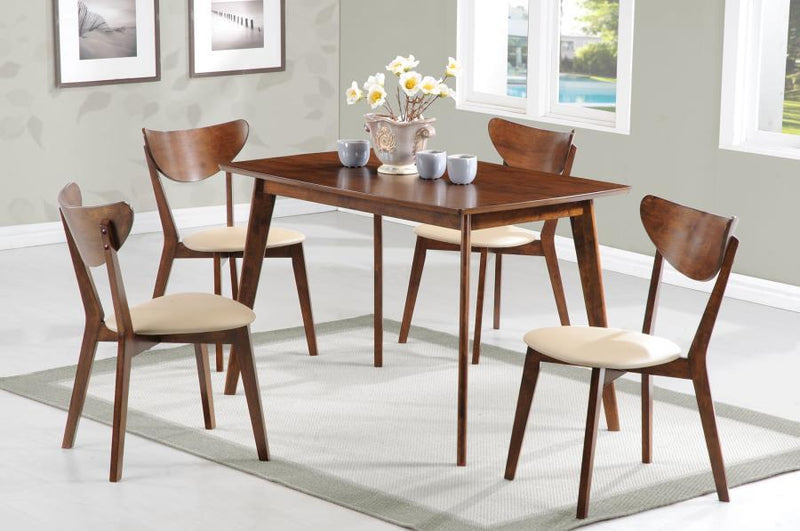 Kersey - Curved Wood Dining Side Chair (Set of 2) - Chestnut