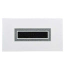 Elizaveta - Dining Table With Pedestal Base - Faux Crystal Diamonds & White High Gloss