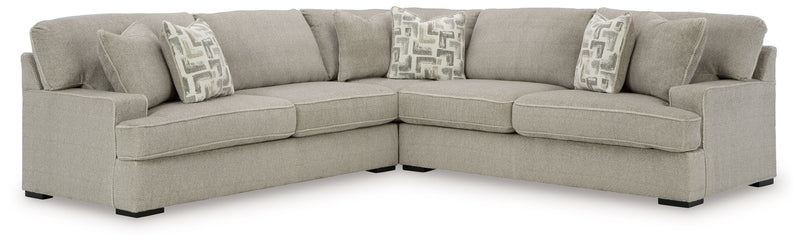 Lelandwood - Sisal - 3-Piece Sectional