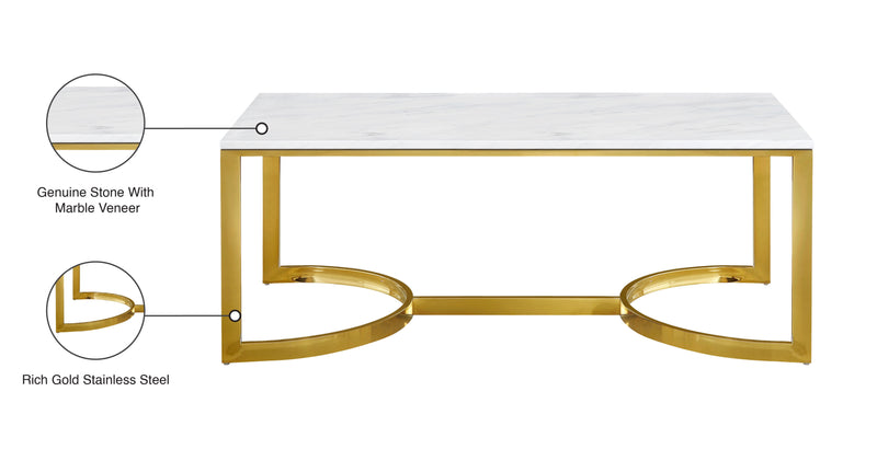 London - Coffee Table - Gold