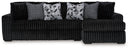 Midnight-Madness - 2 Piece Sectional