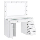 Acena - 7-Drawer Vanity Set With Lighting